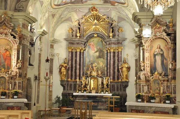 Igreja Paroquial de São Filadélgio na aldeia de Igls — Fotografia de Stock