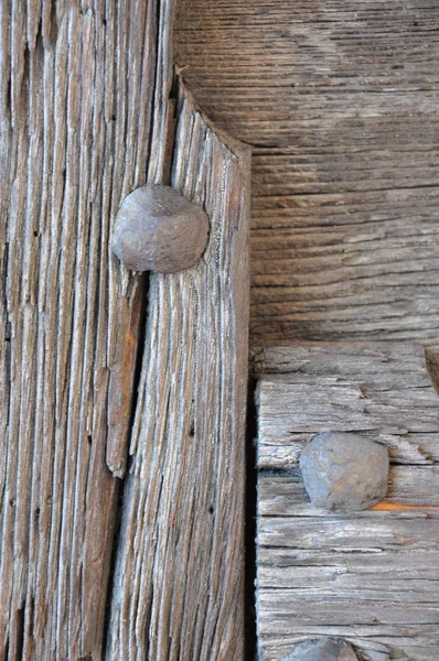 Detail der alten Holztür — Stockfoto