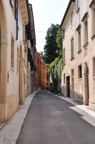 Narrow street of Verona Stock Photo