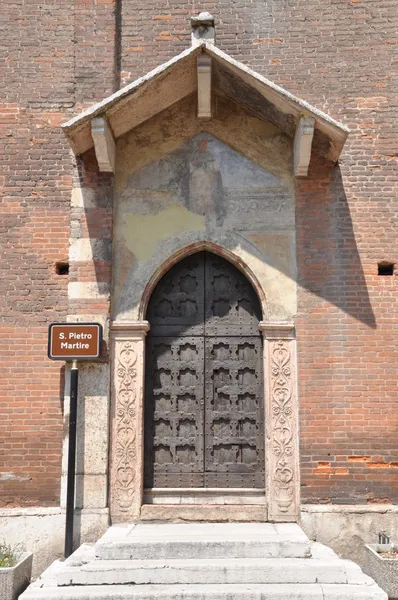 Sant 'Anastasia kirke Dominikanske Order i Verona - Stock-foto