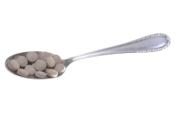Spoon full of drugs — Stock Photo, Image