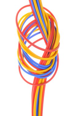 kullanılan kablolar elektrik renkli ve bilgisayar ağları