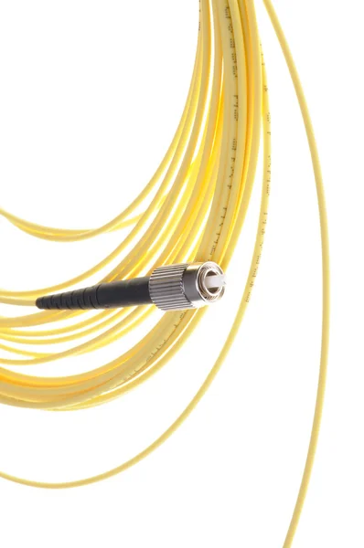 Cable de conexión óptico estándar FC — Foto de Stock