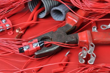 elektrik bileşenleri ve araçları eliydi geçerli renkleri