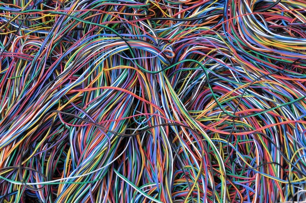 추상적인 컴퓨터 네트워크 연결 — 스톡 사진