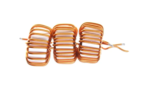 Copper coils — Stock Photo, Image