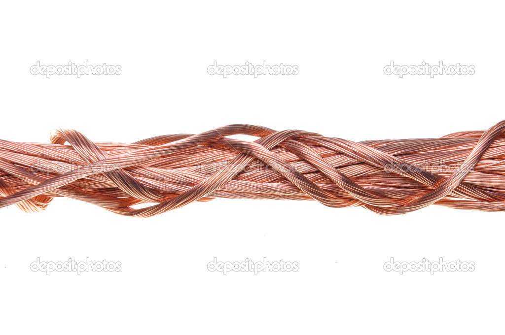 Red copper wire