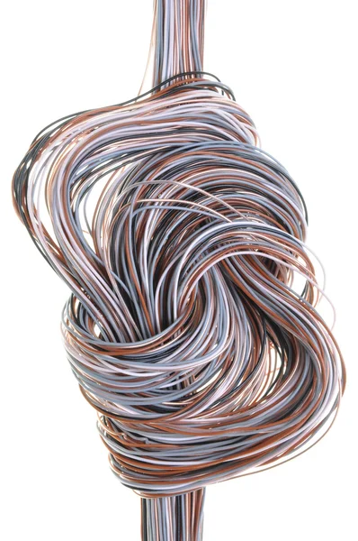 Cables of telecommunication network — Stock Photo, Image