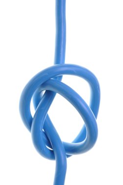 Mavi elektrik kabloları