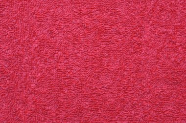 Kırmızı havlu yakın çekim