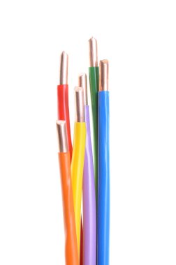 renkli elektrik kabloları