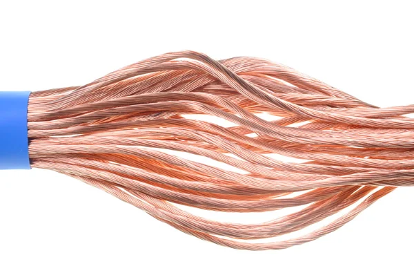 Электрические кабели — стоковое фото