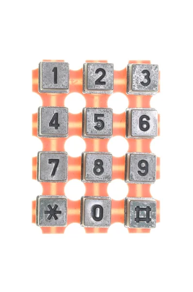 Old phone buttons — Stock Photo, Image