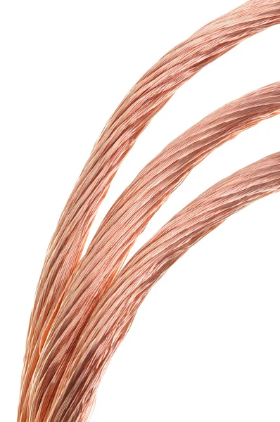 Líneas de cable de cobre — Foto de Stock