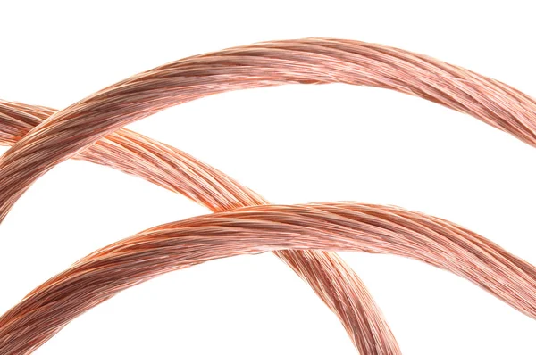 Líneas de cable de cobre — Foto de Stock