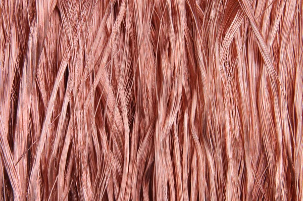 Copper wires background — Stock Photo, Image
