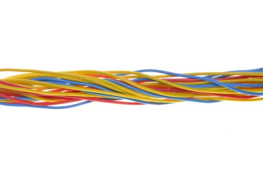 çok renkli bilgisayar kabloları