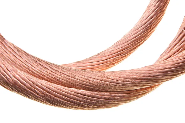 Медный кабель — стоковое фото