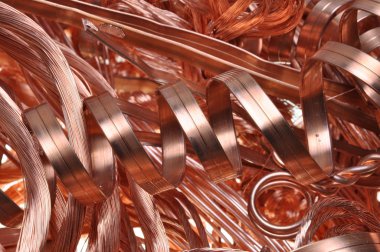 Scrap copper wire clipart