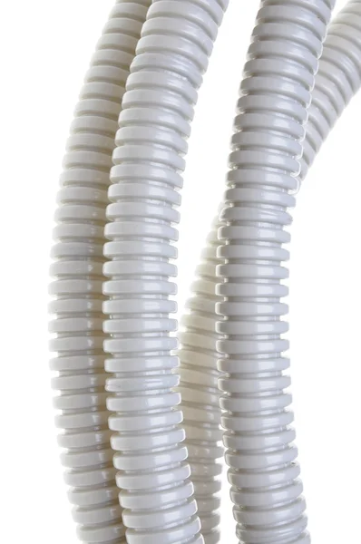 Plastic corrugated pipe — Stock Photo, Image