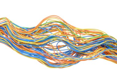 renkli copmputer kablo