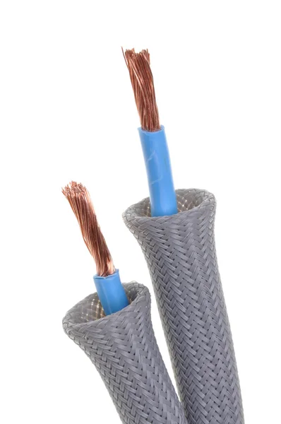 Schutzschlauch mit Kabel — Stockfoto