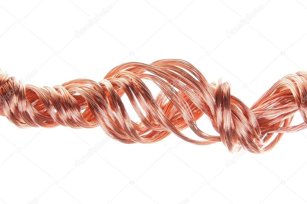 Twisted copper wire
