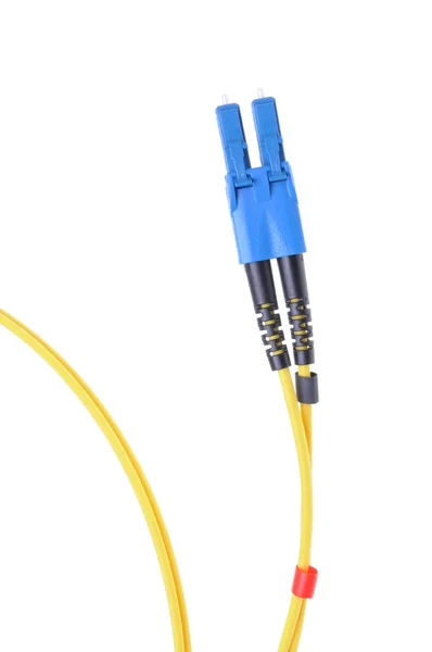 Cable de conexión LC monomodo óptico — Foto de Stock