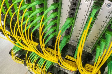 Gigabit pasif optik ağlarda optik yama kablosu kablolarına sahip optik dağıtım paneli 