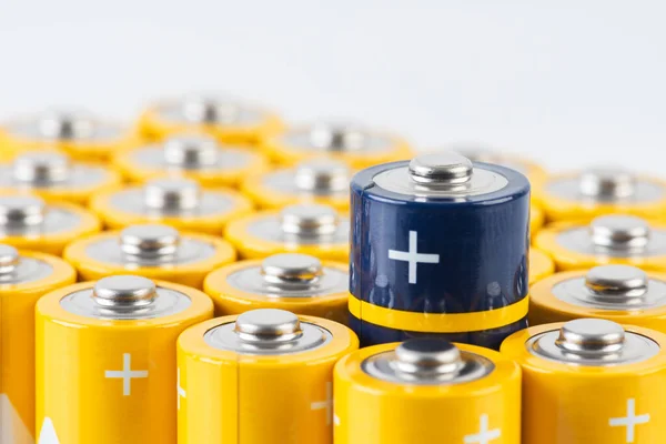 Battery Size Positive Ends — Foto Stock