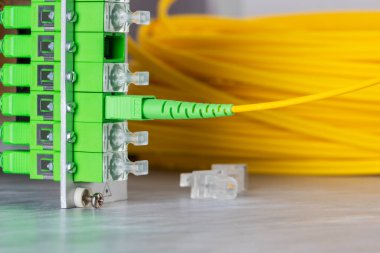 Pasif Optik Ağ 'ın Dağıtım Çerçevesine Bağlı Fiber Optik Kablo