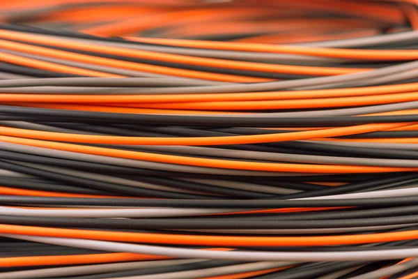 Colored telecommunications cables and wires