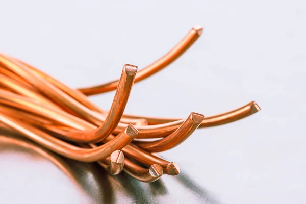 Copper wire, stock market raw materials industry concept