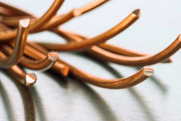 Copper Wire Stock Market Raw Materials Industry Concept — ストック写真