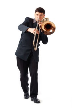 The Trombonist clipart