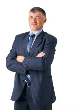 Olgun işadamı closeup.