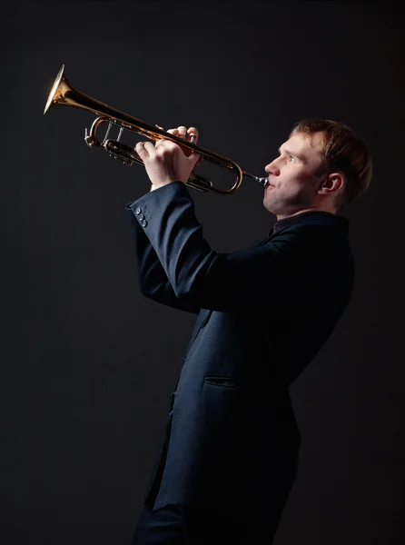 Trumpet Player — Stock Photo, Image