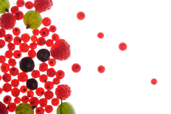 Spilled berries — Stock Photo, Image