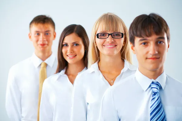 Retrato de grupo empresarial feliz — Fotografia de Stock