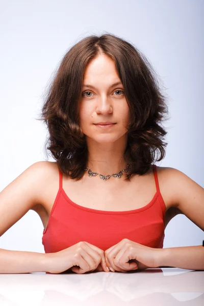 Retrato Estudantil Feminino — Fotografia de Stock