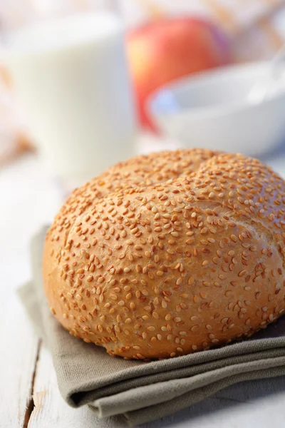 Pão com gergelim — Fotografia de Stock