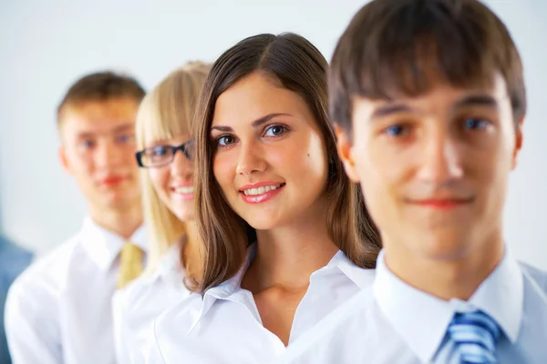 Business woman with her colleagues Stock Image