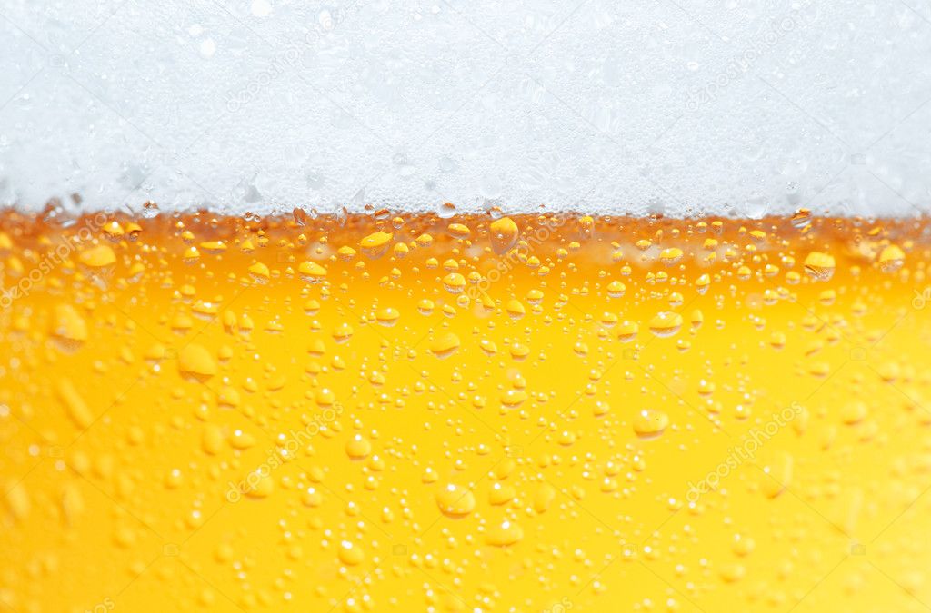 Beer an Foam. — Stock Photo © RomanShyshak 12082897