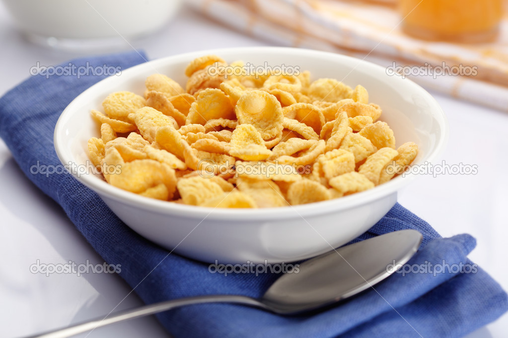 Bowl of cornflakes