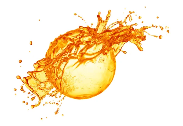 Orange juice splash — Stock Photo, Image