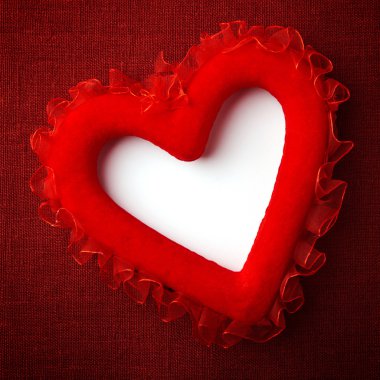 kalp bir tuval üzerine