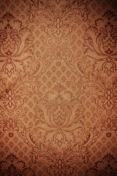 Vintage shabby background with classy patterns — Stock Photo, Image