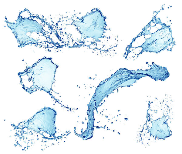 Water splashes collection