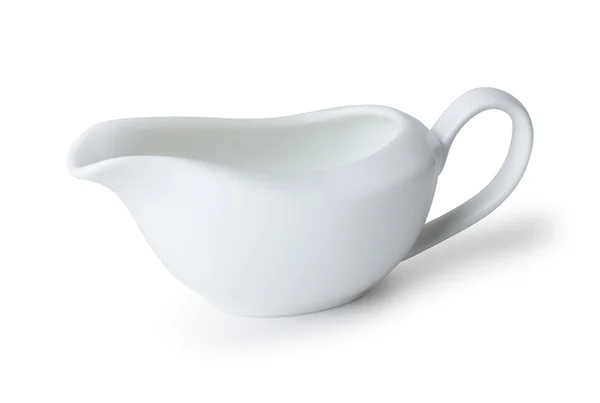 Gravy boat isolated on a white background — Stock Photo, Image