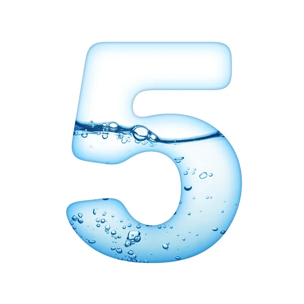 One number of water wave — Stock Photo, Image